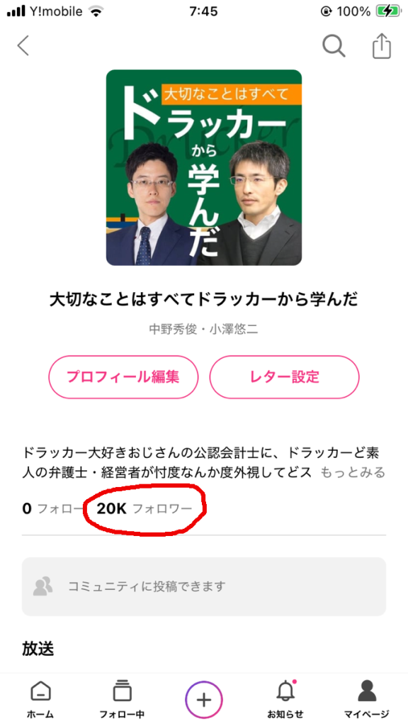 大切なことはすべてドラッカーから学んだ20000人到達しました画像
